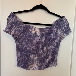 Cropped Off the Shoulder Top